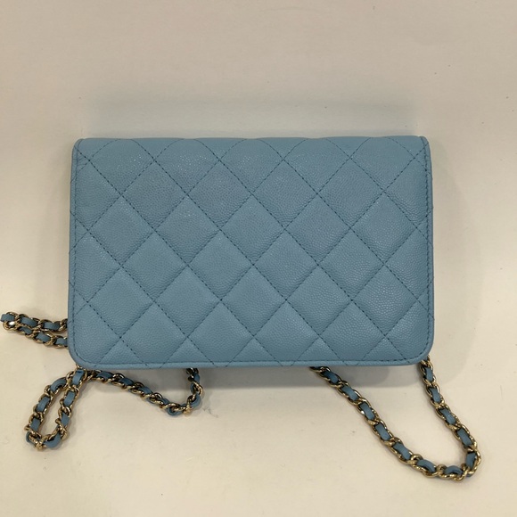 Chanel Crystal Woven CC Wallet on Chain - Picture 6 of 8